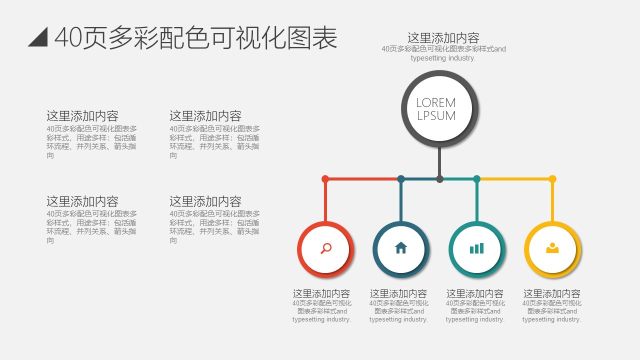 多彩信息可视化PPT图表29