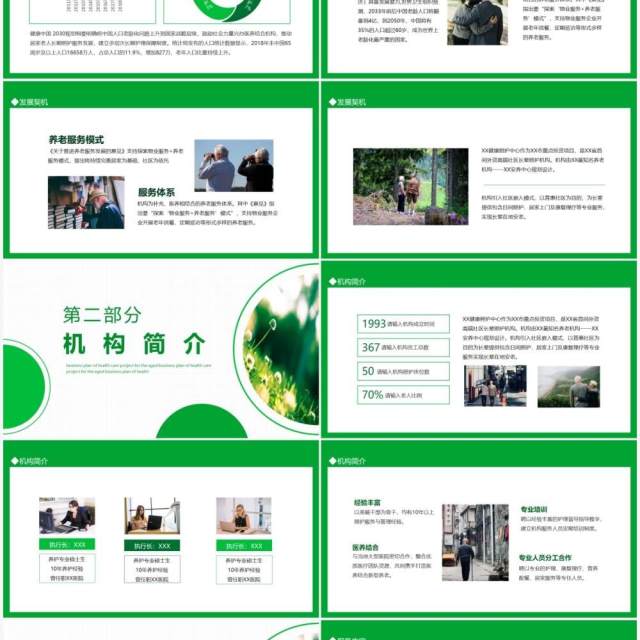 养老养生项目商业计划书动态PPT模板 养老养生项目商业计划书动态PPT模板