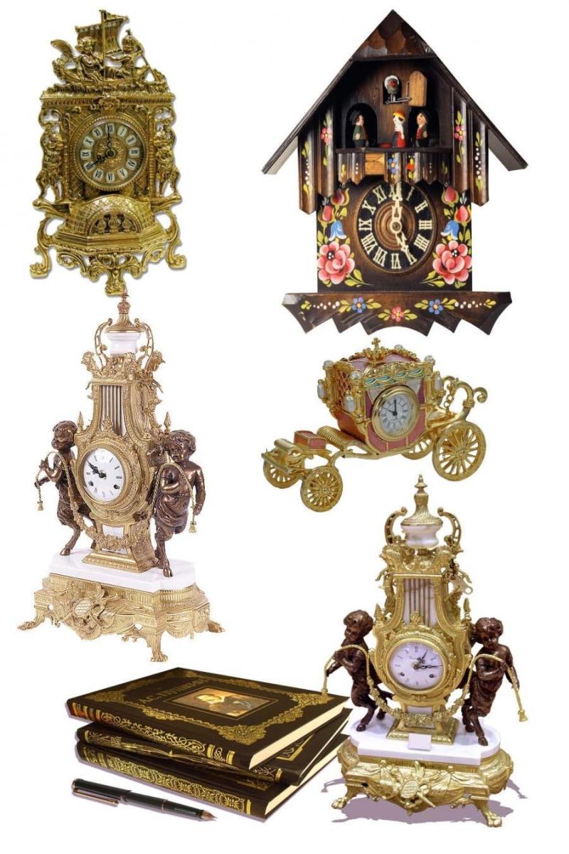 欧式钟台式钟PSD分层