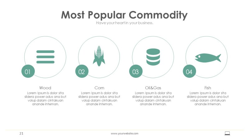浅墨绿信息可视化PPT图表21