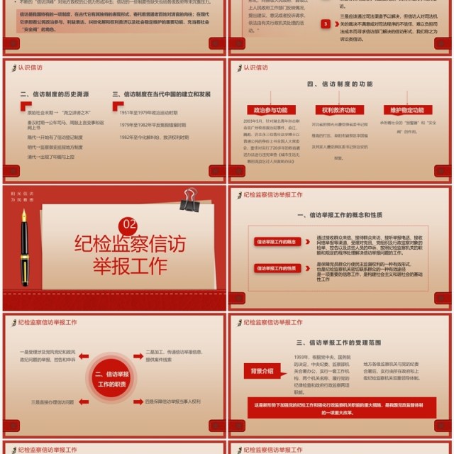 红色信访工作合规流程专题培训PPT模板 红色信访工作合规流程专题培训PPT模板