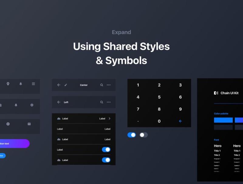 精心设计的Cryptocurrency Mobile UI Kit，Chain Crypto UI Kit