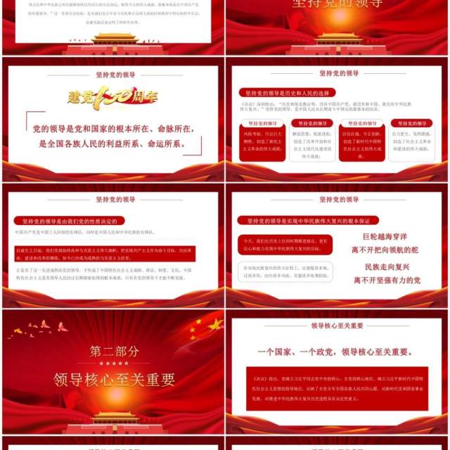 学习领会中国共产党百年奋斗的历史经验PPT模板 学习领会中国共产党百年奋斗的历史经验PPT模板