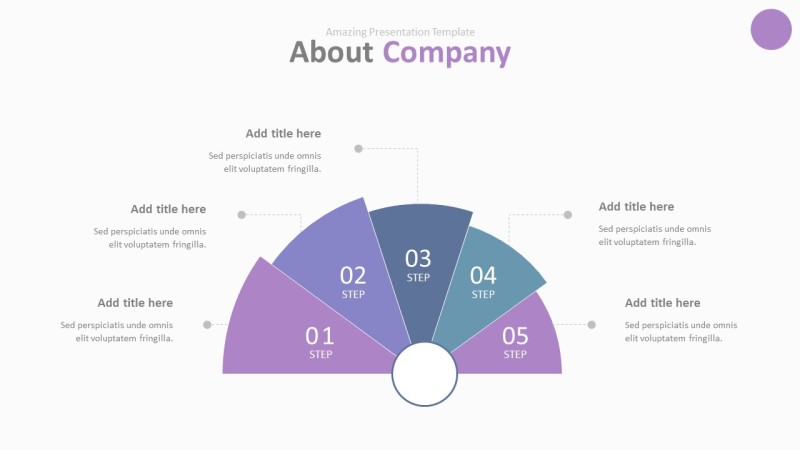 紫色典雅商务PPT信息可视化图表22