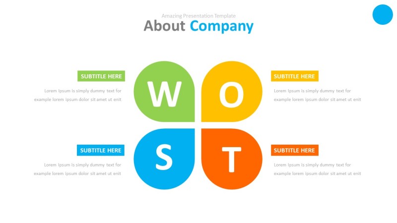 活力多彩PPT信息可视化图表34