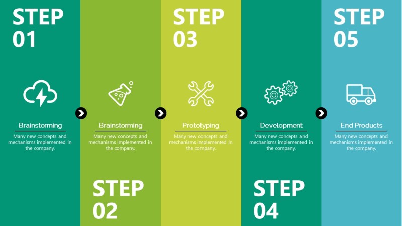 绿色信息可视化PPT图表29