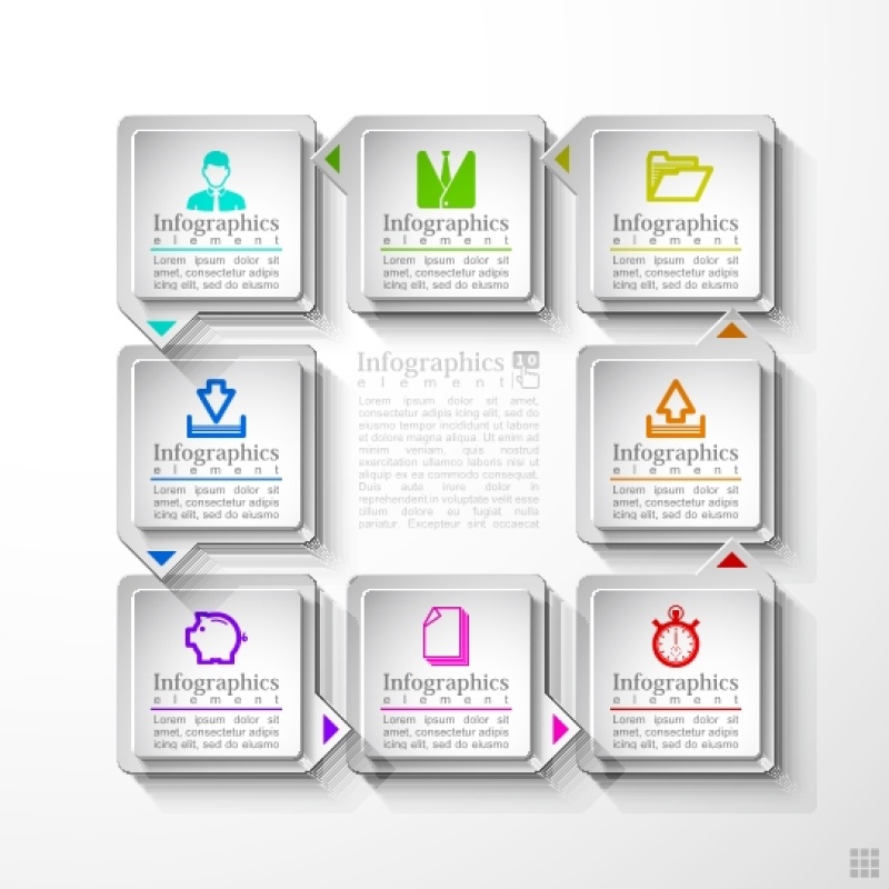 信息图形集合12619