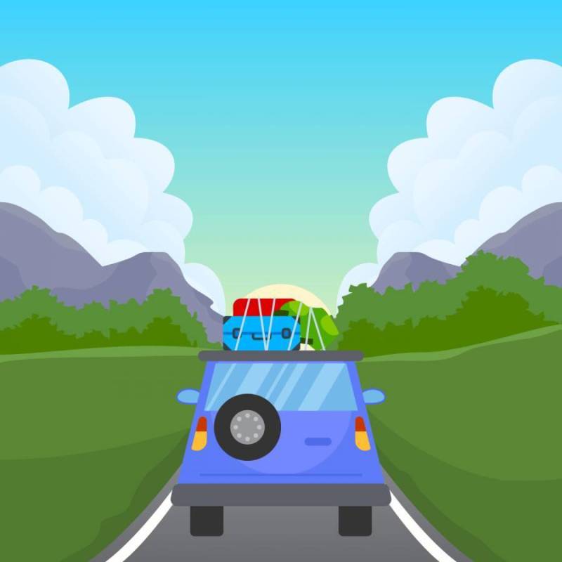 杰出的家庭度假矢量