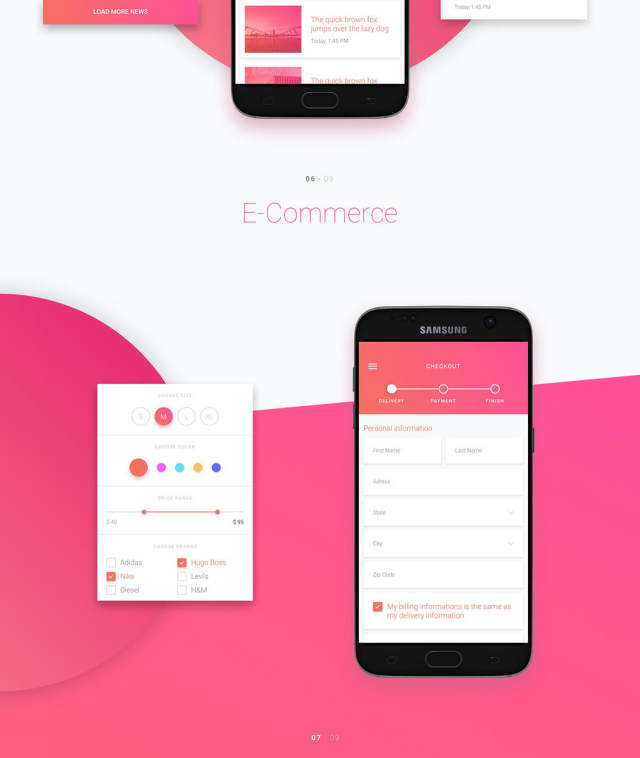 素描应用移动模板和Material Design UI元素,Matta Material UI Kit 素描应用移动模板和Material Design UI元素,Matta Material UI Kit