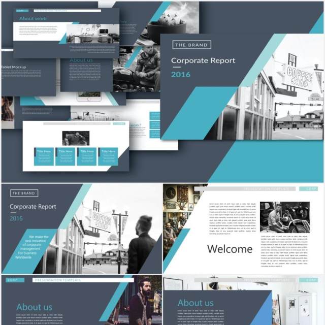 企业商务设计作品展示PPT模板Corporate Design Powerpoint 企业商务设计作品展示PPT模板Corporate Design Powerpoint