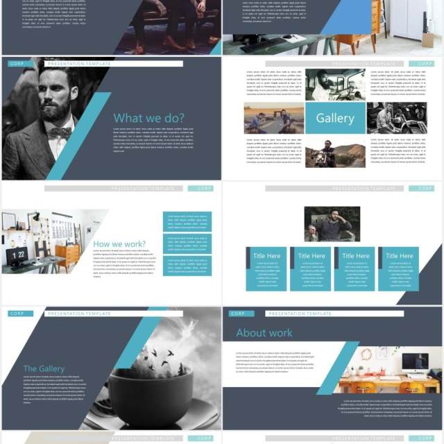 企业商务设计作品展示PPT模板Corporate Design Powerpoint 企业商务设计作品展示PPT模板Corporate Design Powerpoint
