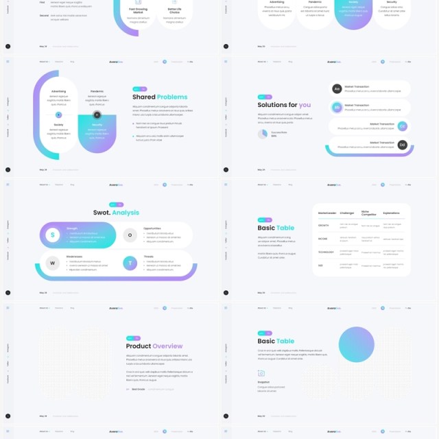 渐变简约公司简介产品宣传介绍PPT模板(无图可插图)Averative - Company Profile 渐变简约公司简介产品宣传介绍PPT模板(无图可插图)Averative - Company Profile