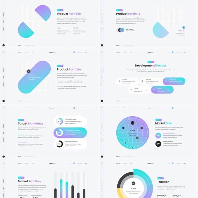 渐变简约公司简介产品宣传介绍PPT模板(无图可插图)Averative - Company Profile 渐变简约公司简介产品宣传介绍PPT模板(无图可插图)Averative - Company Profile