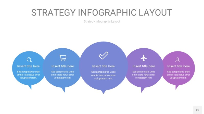 篮紫色战略计划统筹PPT信息图20