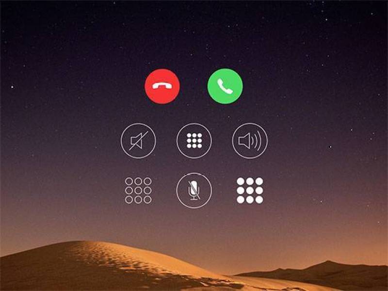 iOS Call Screen Icons