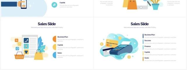 创意插画销售汇报PPT信息图形素材Sales Powerpoint Infographics 创意插画销售汇报PPT信息图形素材Sales Powerpoint Infographics