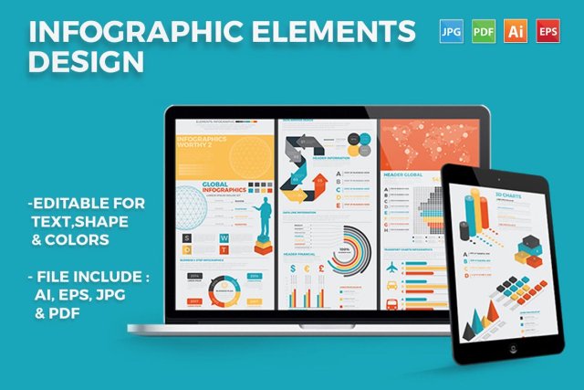 多功能信息图表设计模板素材 Infographics Template 多功能信息图表设计模板素材 Infographics Template