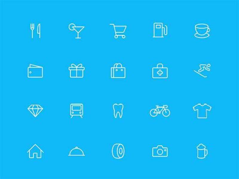 66 枚生活类图标