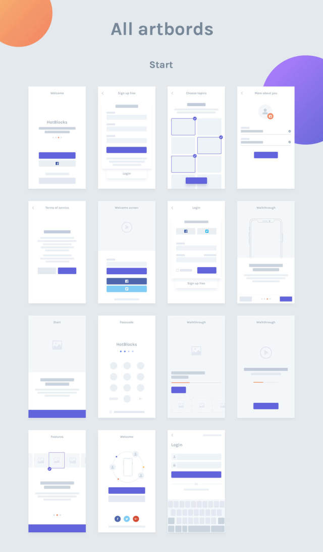 帮助您构建和呈现高级移动用户流.HotBlocks Mobile Flowcharts