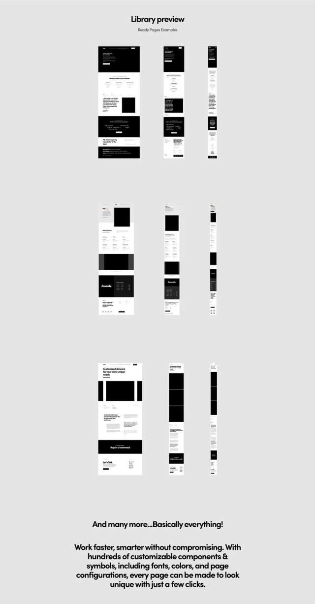 素描的figma UI工具包,网站模板,Workz网站模板的UI套件 素描的figma UI工具包,网站模板,Workz网站模板的UI套件