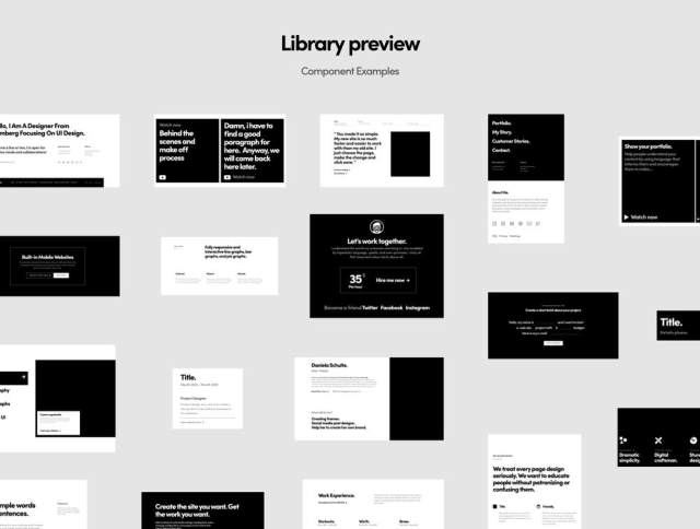 素描的figma UI工具包,网站模板,Workz网站模板的UI套件 素描的figma UI工具包,网站模板,Workz网站模板的UI套件