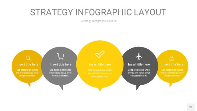 灰黄色战略计划统筹PPT信息图20