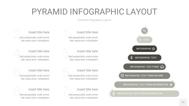 灰色3D金字塔PPT信息图表11 灰色3D金字塔PPT信息图表11