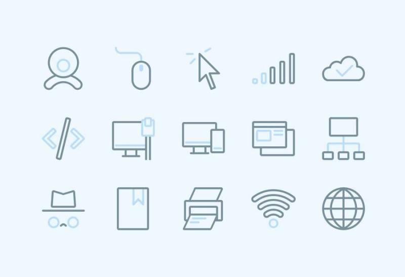15 枚互联网图标