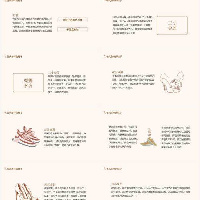 鞋子的起源鞋的产生与自然环境人类的智慧密不可分动态PPT模板 鞋子的起源鞋的产生与自然环境人类的智慧密不可分动态PPT模板