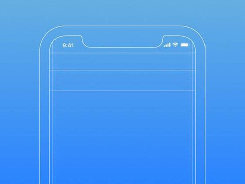 iPhone X 界面规范模板 iPhone X 界面规范模板