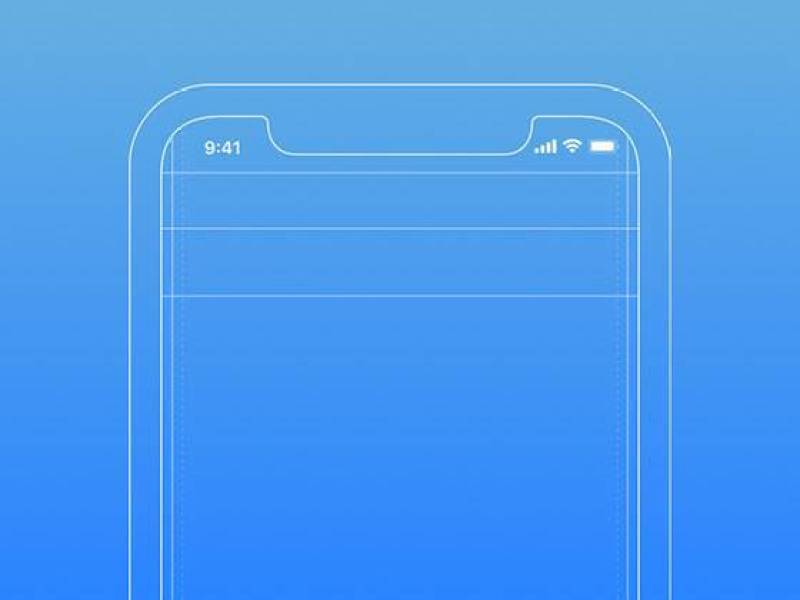 iPhone X 界面规范模板