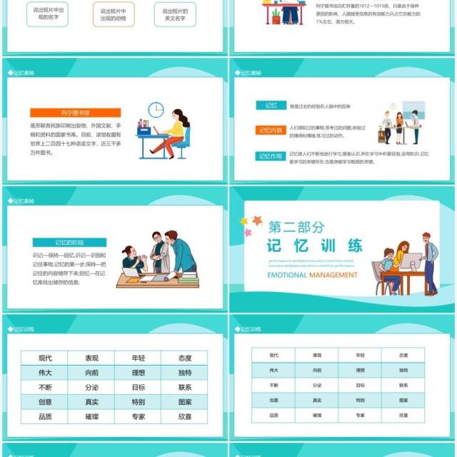 突破瓶颈记忆是关键高中心理健康教育情绪管理动态PPT模板 突破瓶颈记忆是关键高中心理健康教育情绪管理动态PPT模板
