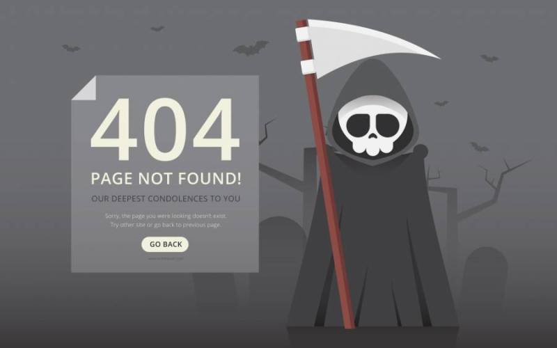 404页面错误与有趣的数字。