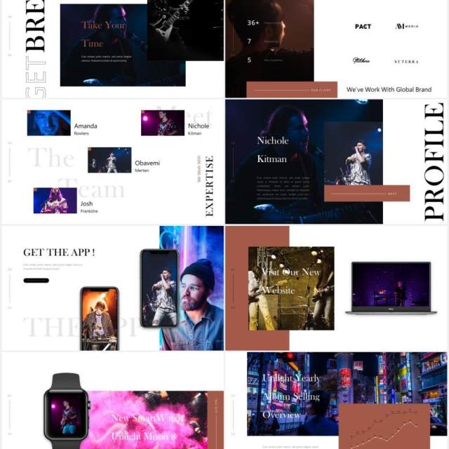 时尚简约图片排版设计摄影集展示PPT模板Unlight Powerpoint 时尚简约图片排版设计摄影集展示PPT模板Unlight Powerpoint