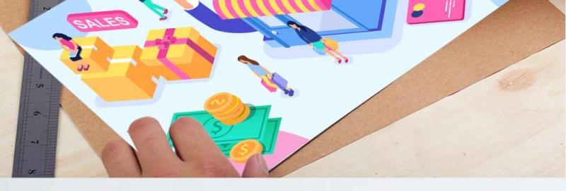 电商淘宝天猫购物促销活动2.5D立体插画AI设计海报素材38