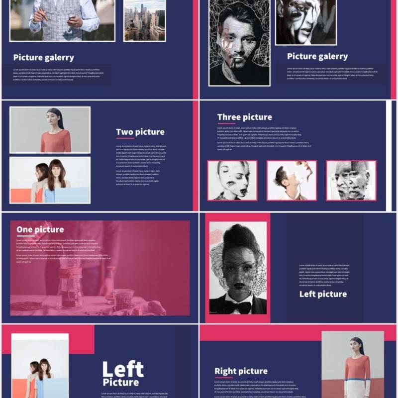 蓝调多用途商务PPT模板Blues Multipurpose Template PPT