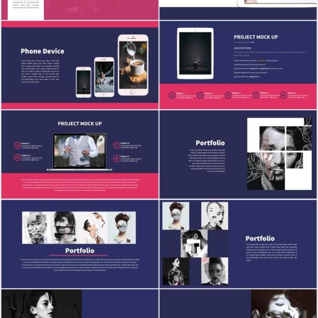 蓝调多用途商务PPT模板Blues Multipurpose Template PPT