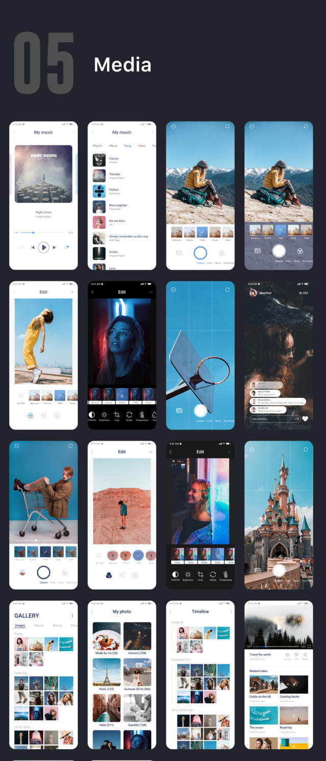 125个高级屏幕 - 12个类别用于移动UI工具包,Nove Mobile UI工具包 125个高级屏幕 - 12个类别用于移动UI工具包,Nove Mobile UI工具包