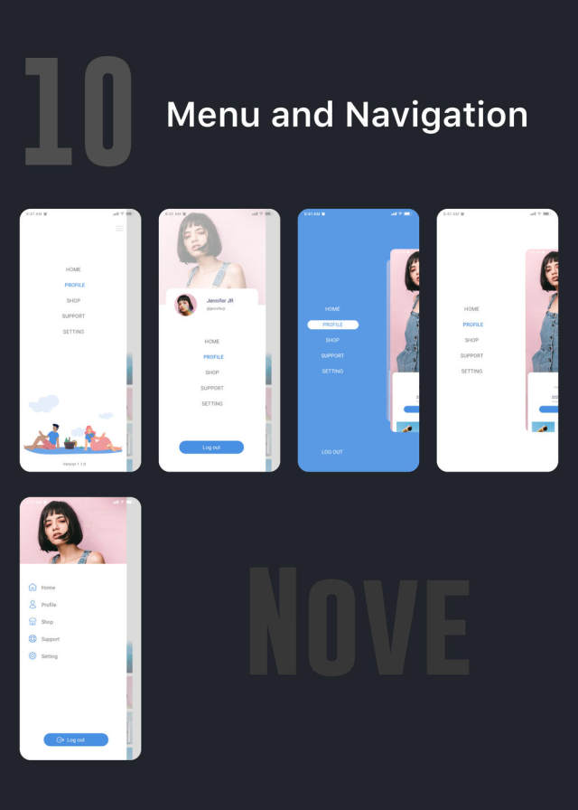 125个高级屏幕 - 12个类别用于移动UI工具包,Nove Mobile UI工具包 125个高级屏幕 - 12个类别用于移动UI工具包,Nove Mobile UI工具包