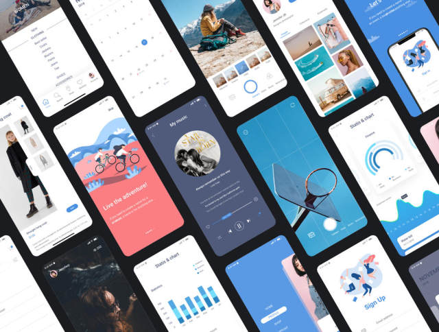 125个高级屏幕 - 12个类别用于移动UI工具包,Nove Mobile UI工具包 125个高级屏幕 - 12个类别用于移动UI工具包,Nove Mobile UI工具包