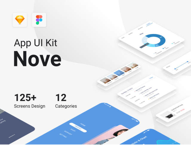 125个高级屏幕 - 12个类别用于移动UI工具包,Nove Mobile UI工具包 125个高级屏幕 - 12个类别用于移动UI工具包,Nove Mobile UI工具包