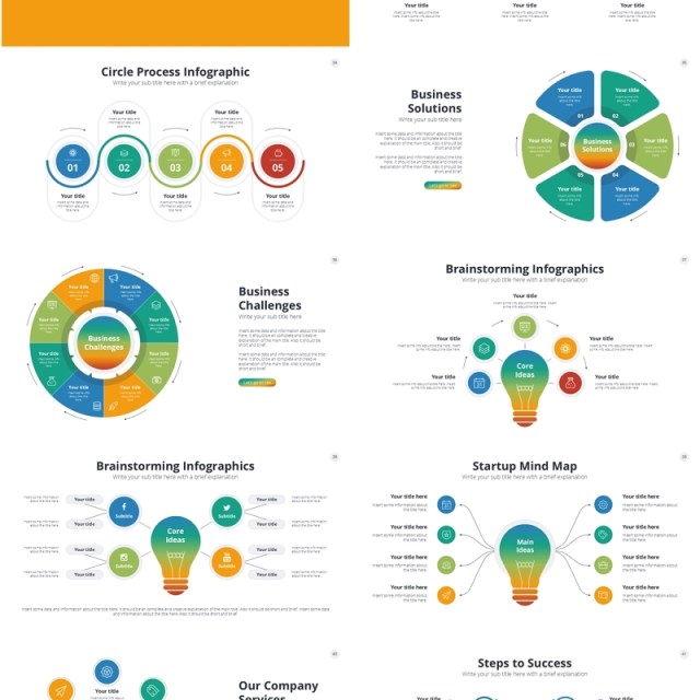 全彩商业创业公司信息图PPT模板Full Color Business Startup PowerPoint 全彩商业创业公司信息图PPT模板Full Color Business Startup PowerPoint