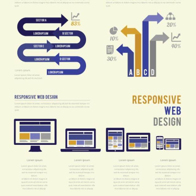 复古风格信息图形图表AI矢量设计素材Vintage & Retro Style Infographic