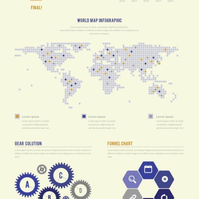 复古风格信息图形图表AI矢量设计素材Vintage & Retro Style Infographic