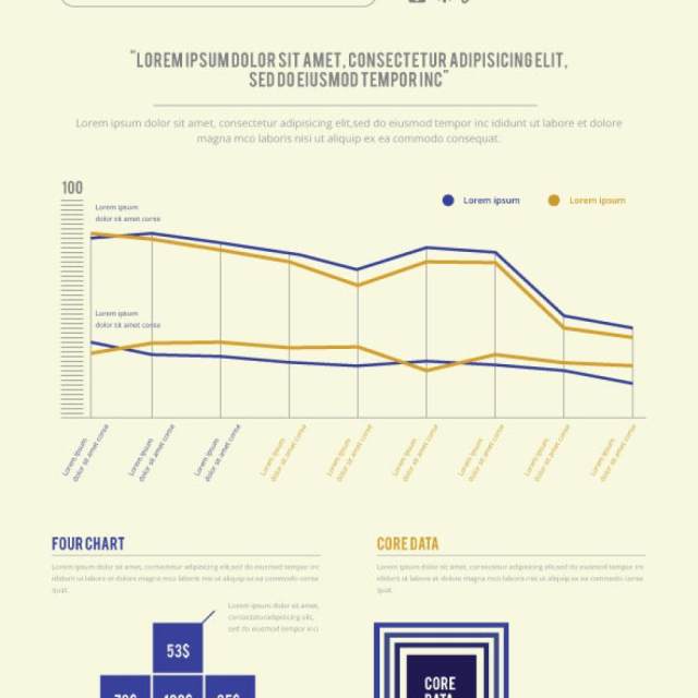 复古风格信息图形图表AI矢量设计素材Vintage & Retro Style Infographic