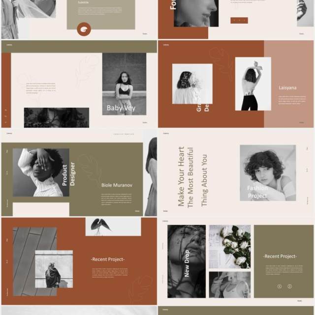 时尚创意图片排版PPT模板laxury lookbook fashion powerpoint creative 时尚创意图片排版PPT模板laxury lookbook fashion powerpoint creative