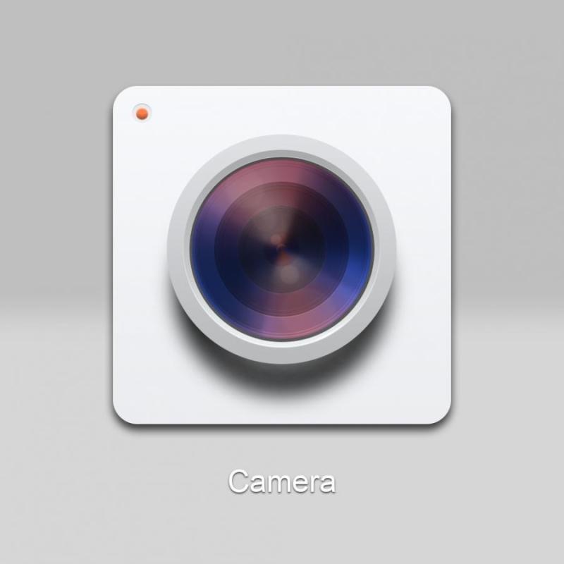 PSD镜头图标