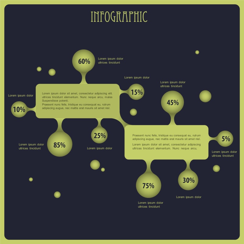 信息图形存储图像矢量插图44