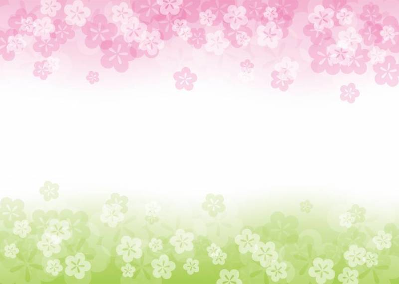 梅背景、A4横、涂足付