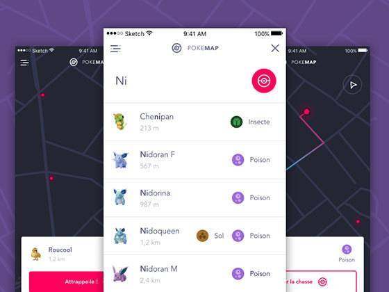 Pokemap 应用概念设计